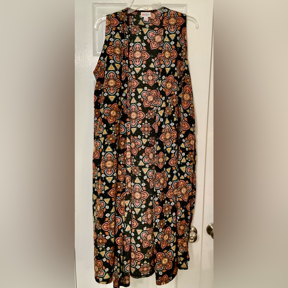 Long Floral Vest